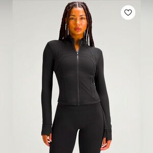 Lululemon Cropped Define Jacket - Black (Size 8)